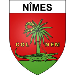 Nîmes 30 ville Stickers blason autocollant adhésif