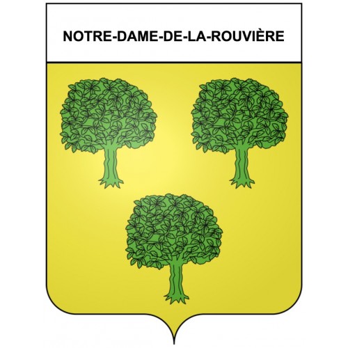 Notre-Dame-de-la-Rouvière 30 ville Stickers blason autocollant adhésif