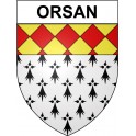 Orsan 30 ville Stickers blason autocollant adhésif