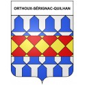 Orthoux-Sérignac-Quilhan 30 ville Stickers blason autocollant adhésif