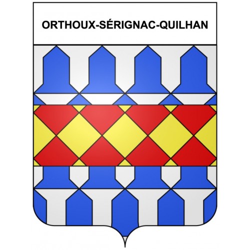 Orthoux-Sérignac-Quilhan 30 ville Stickers blason autocollant adhésif