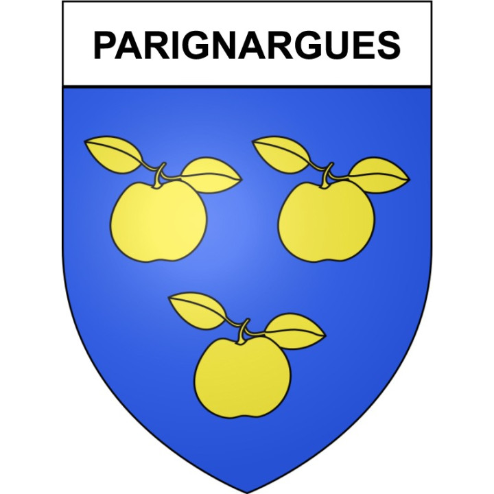 Parignargues 30 ville Stickers blason autocollant adhésif