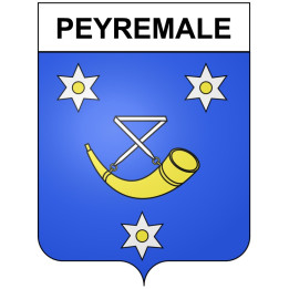 Peyremale 30 ville Stickers blason autocollant adhésif