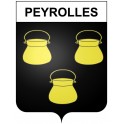 Peyrolles 30 ville Stickers blason autocollant adhésif