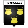 Peyrolles 30 ville Stickers blason autocollant adhésif