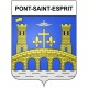Pont-Saint-Esprit 30 ville Stickers blason autocollant adhésif
