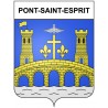 Stickers coat of arms Bazas adhesive sticker
