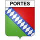 Stickers coat of arms Bazas adhesive sticker