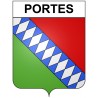 Portes 30 ville Stickers blason autocollant adhésif