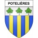 Stickers coat of arms Bazas adhesive sticker