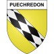 Puechredon 30 ville Stickers blason autocollant adhésif