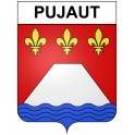 Pujaut 30 ville Stickers blason autocollant adhésif