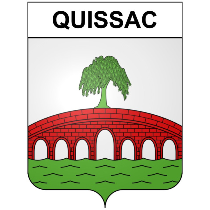 Stickers coat of arms Bazas adhesive sticker