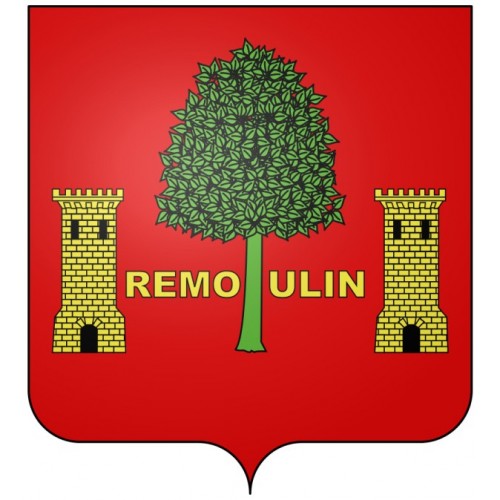 Remoulins 30 ville Stickers blason autocollant adhésif