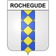 Rochegude 30 ville Stickers blason autocollant adhésif