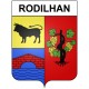 Stickers coat of arms Bazas adhesive sticker