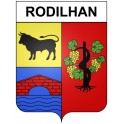 Rodilhan 30 ville Stickers blason autocollant adhésif