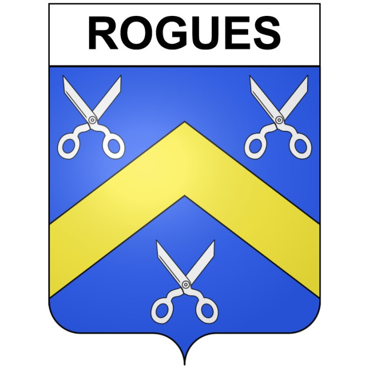 Rogues 30 ville Stickers blason autocollant adhésif