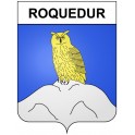 Roquedur 30 ville Stickers blason autocollant adhésif