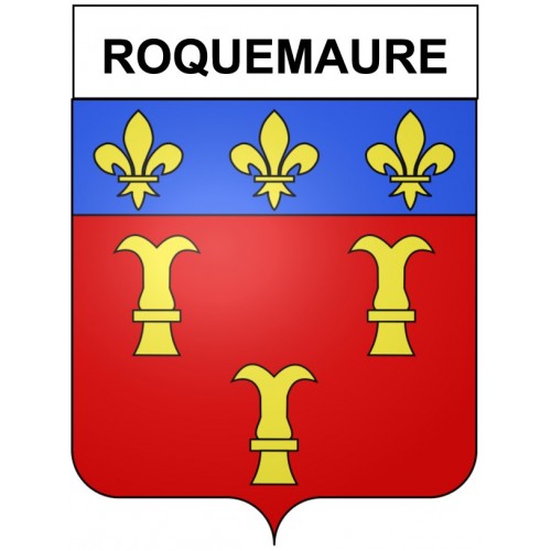 Roquemaure 30 ville Stickers blason autocollant adhésif