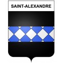 Saint-Alexandre 30 ville Stickers blason autocollant adhésif