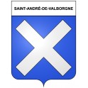 Saint-André-de-Valborgne 30 ville Stickers blason autocollant adhésif