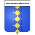 Saint-André-d'Olérargues 30 ville Stickers blason autocollant adhésif