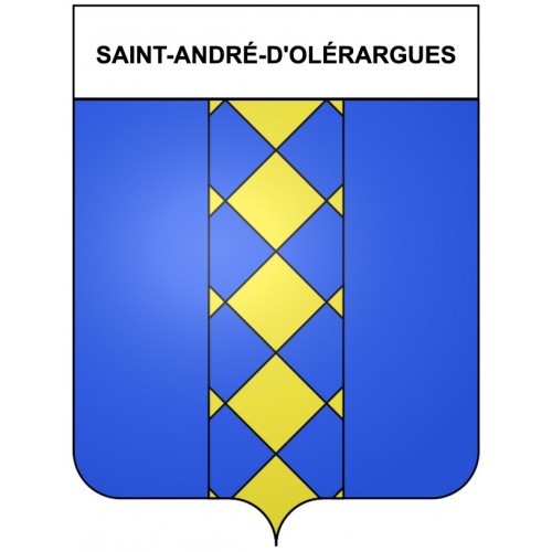 Saint-André-d'Olérargues 30 ville Stickers blason autocollant adhésif