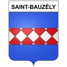 Saint-Bauzély 30 ville Stickers blason autocollant adhésif