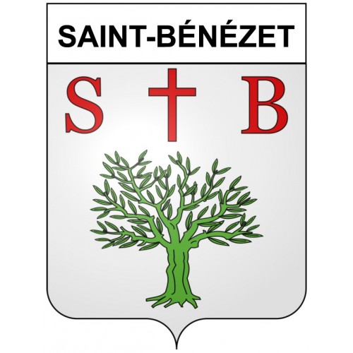 Stickers coat of arms Bazas adhesive sticker