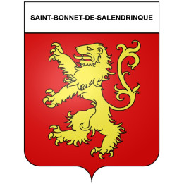 Stickers coat of arms Saint-Bonnet-de-Salendrinque adhesive sticker