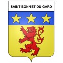 Saint-Bonnet-du-Gard 30 ville Stickers blason autocollant adhésif