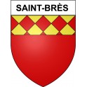 Saint-Brès 30 ville Stickers blason autocollant adhésif