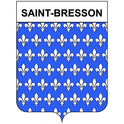 Stickers coat of arms Bazas adhesive sticker