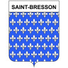 Stickers coat of arms Bazas adhesive sticker