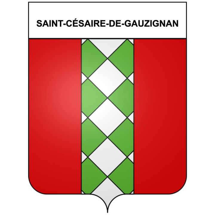 Stickers coat of arms Bazas adhesive sticker