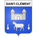 Saint-Clément 30 ville Stickers blason autocollant adhésif