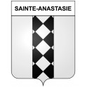 Stickers coat of arms Bazas adhesive sticker