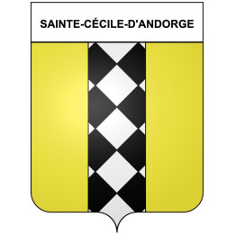 Sainte-Cécile-d'Andorge 30 ville Stickers blason autocollant adhésif