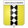 Stickers coat of arms Bazas adhesive sticker