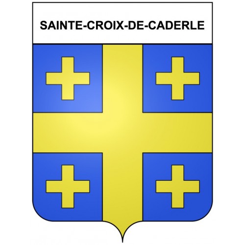 Stickers coat of arms Bazas adhesive sticker