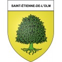 Saint-étienne-de-l'Olm 30 ville Stickers blason autocollant adhésif