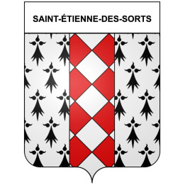 Saint-étienne-des-Sorts 30 ville Stickers blason autocollant adhésif