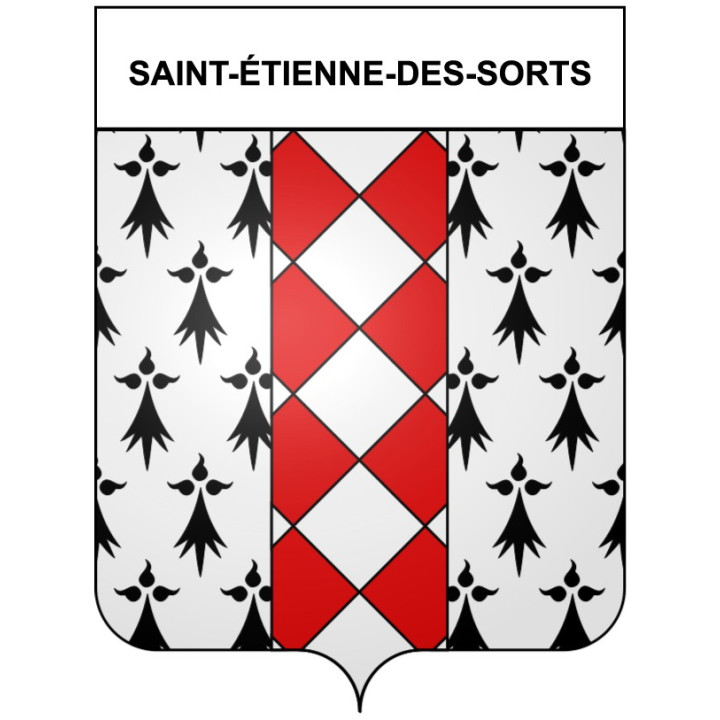 Stickers coat of arms Bazas adhesive sticker