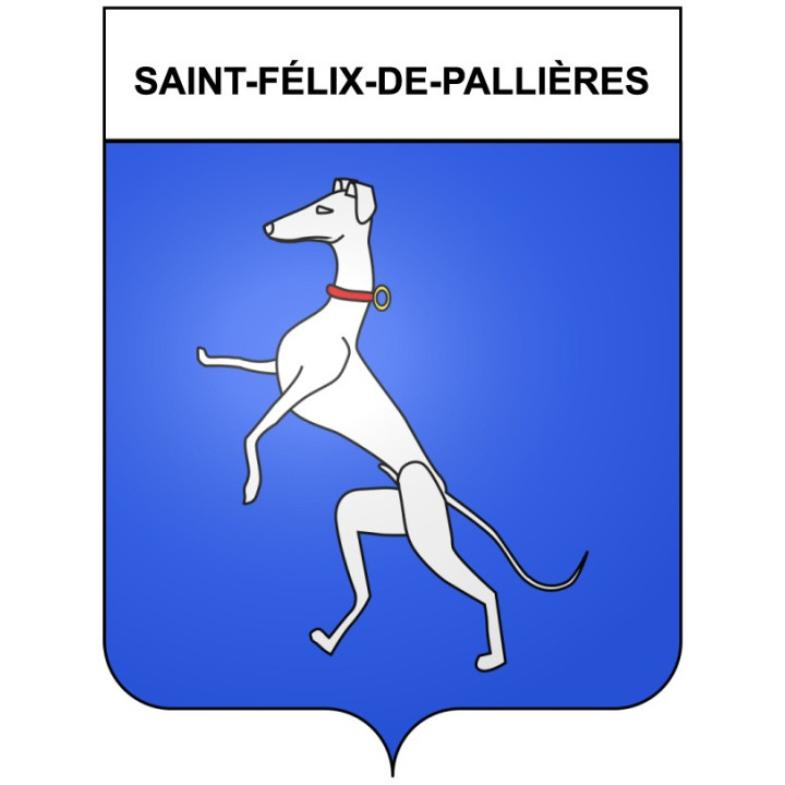 Saint-Félix-de-Pallières 30 ville Stickers blason autocollant adhésif