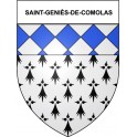 Pegatinas escudo de armas de Bazas adhesivo de la etiqueta engomada