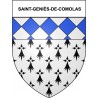 Saint-Geniès-de-Comolas 30 ville Stickers blason autocollant adhésif