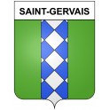 Stickers coat of arms Bazas adhesive sticker