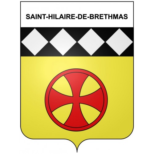 Stickers coat of arms Bazas adhesive sticker