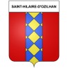 Saint-Hilaire-d'Ozilhan 30 ville Stickers blason autocollant adhésif